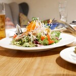 PACE - ◉山形契約農家直送野菜の1８品目サラダ～自家製セサミドレッシング～