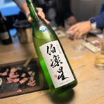 CRAFT MEAT&LAB. - 日本酒　伯楽星