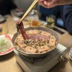 CRAFT MEAT&LAB. - スタッフさんがほどよくしゃぶしゃぶしてくれます