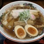Chuuka Soba Waduki - ワンタン麺 煮玉子トッピング