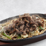 Shinshu specialty! Teppanyaki Genghis Khan (Mutton grilled on a hot plate)