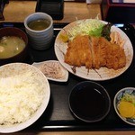 キッチンたうち - とんかつ定食＠1480円