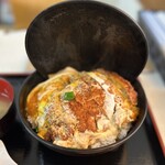 ひえつき食堂 - カツ丼840円税込　汁少なめでお願いしました。