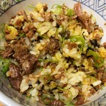 中華そば よしかわ - 中華そば よしかわ 上尾店　よくかき混ぜて