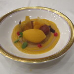 ザ・フジヤ -  柿のキャラメリゼとソルベ