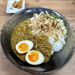 Teppan Dya Ya - 鰹とろろ　味玉トッピング