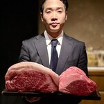 アカ - 滋賀県産のサーロインと兵庫県産のヒレを選べるが、選んだのは皆さん"ヒレ"。