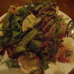 フォセッタ - 小坪鮮魚のカルパッチョサラダ自家製からすみ　