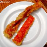 山越うどん - ちくわ天・かにかま天