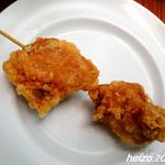 山越うどん - とり天