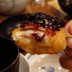 ぎんざ磯むら - カマンベールチーズの断面