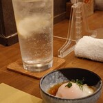 ぎんざ磯むら 横浜関内店 - レモンサワーと温泉玉子