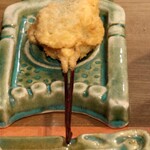 ぎんざ磯むら - えのき茸
      え⁉️この形でえのき？と思ってたら、
      豚バラで巻いてます。と説明された。(^_^;)