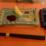ぎんざ磯むら - 調味料の付け皿