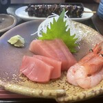 八木秀 - 鮮度の良いお刺身。これだけでも食べる価値ありと思うね。