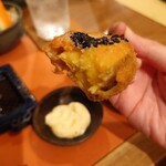 ぎんざ磯むら - インカの目覚め　断面
      簡単に言えば、じゃがバターです。