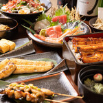 UNAGI NO NEDOKO - ★プレミアムコース★【歓送迎会/接待】3時間飲み放題付き！<全10品>極上の国産うなぎ堪能コース♪