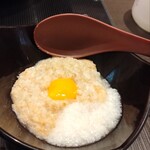 Yuzu An - 企画品〜月見つくねとか云う奴〜弾力がなく歯応えが悪い鶏肉ミンチは美味くない。