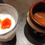 ゆず庵 - 杏仁豆腐と蜂蜜プリン