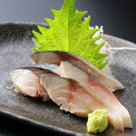 Toro mackerel sashimi