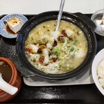 四川名菜料理 四川陳麻婆 - 白身魚と高菜漬物ね四川風ランチ