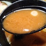 麺屋 幡 - 特つけ麺特盛(2玉)のつけ汁