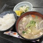 Echigoya - 豚汁定食／750円