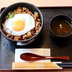 Kicchi nmiyoshi - 豚丼肉大盛り＋玉子