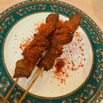 蘭州牛肉拉面 - ラム串(2本〜注文可)