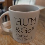 HUM&GO# Coffee and Stock - ロゴ入りマグ