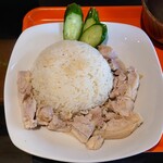 Horiuchi Chikin Raisu - 令和5年11月
      ランチタイム(12:00〜15:00)
      海南鶏飯 税込850円
      パクチー有り、スープ、ミニサラダ、唐辛子、醤油、生姜のタレ付