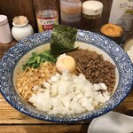 Tabibito No Ki - 中盛り(250g)です　フライドガーリックが美味しい！