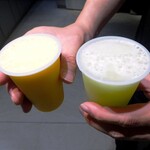 梅田 ミックスジュース 本店 - ミックスジュースとメロンジュース