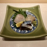 鮨 ひろ海 - ホウボウ・平目昆布締め・しめ鯖