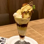 デニーズ 大塚駅前店 - 蜜いものモンブランサンデー(アップ) 