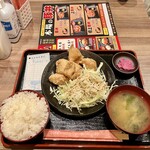 Moriyama Shokudou - ムネ肉唐揚げ定食850円