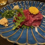 炭火焼鳥 ひらちゃん - 馬刺し　赤身