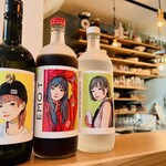 Banshaku Ayaya - 他店ではあまり見かけない、本格焼酎ポップでラベルがかわいい