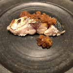 同心町 和食 瑞 - 鰆の焼き加減がレアで絶妙で、かかっている野菜ドレッシング？も美味しいです♪