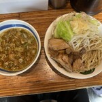 雷 - つけ麺（野菜）並