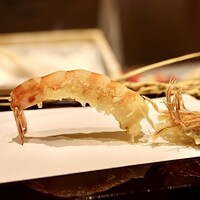 渋谷 天婦羅 ふじもと - 車海老 海くも