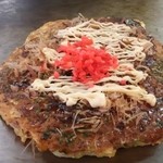 Okonomiyaki Katsu - 豚玉大盛り（650円）