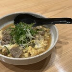 Beef tendon with egg