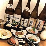 お酒と山海の美味 天華 - コース料理一例