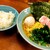 横浜ラーメン　武蔵家 - 料理写真:味たまラーメン(中)￥900 海苔トッピング￥50 ライス無料