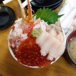 北のどんぶり屋 滝波食堂 - わがまま丼　小盛り1500円