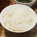 キッチン ブルー グローブ - ご飯大盛りのアップ