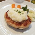 キッチン ブルー グローブ - 反対側から