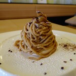 Felicita Pizzeria Trattoria - 和栗のモンブラン