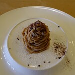 Felicita Pizzeria Trattoria - 和栗のモンブラン